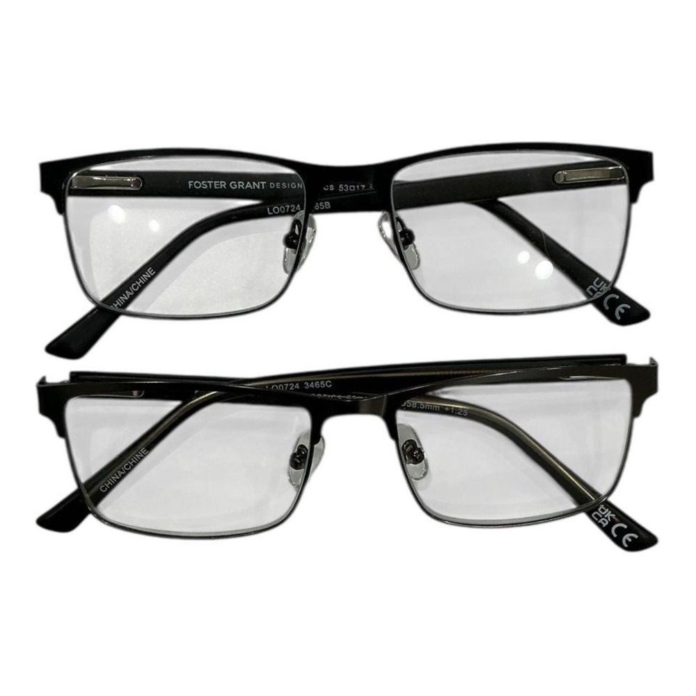 Foster‎ Grant - Reading Glasses 2-Pack (+1.25) - Metal Frame Set